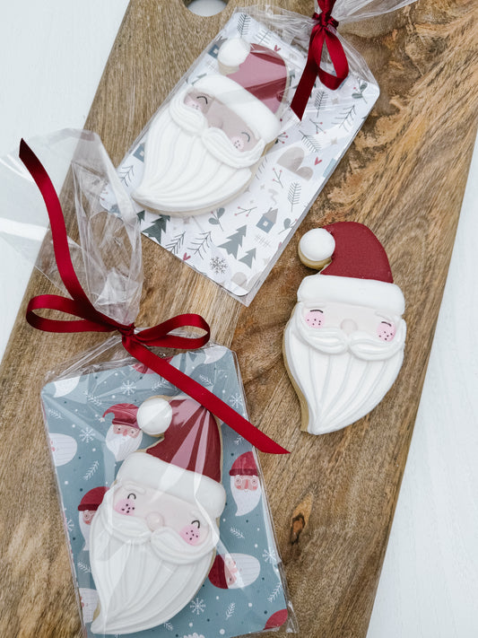 Retro Santa Single Cookie